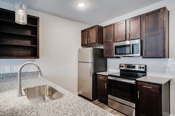 Subway tile backsplash